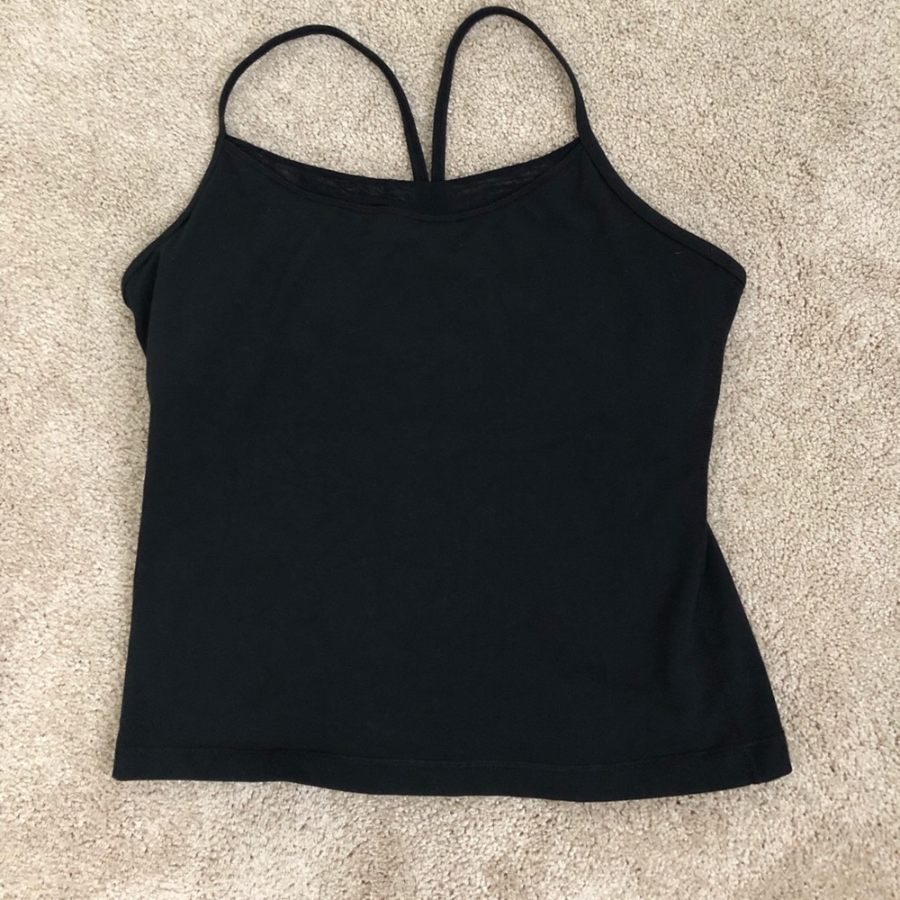 ‼️ SOLD ‼️ Black Lululemon tank size 8